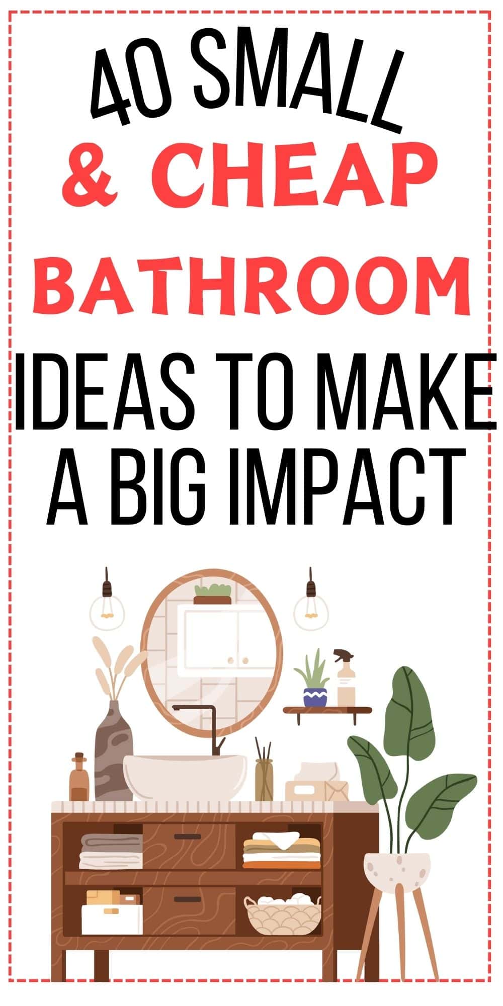 40 Genius Cheap Small Bathroom Ideas to Save Big