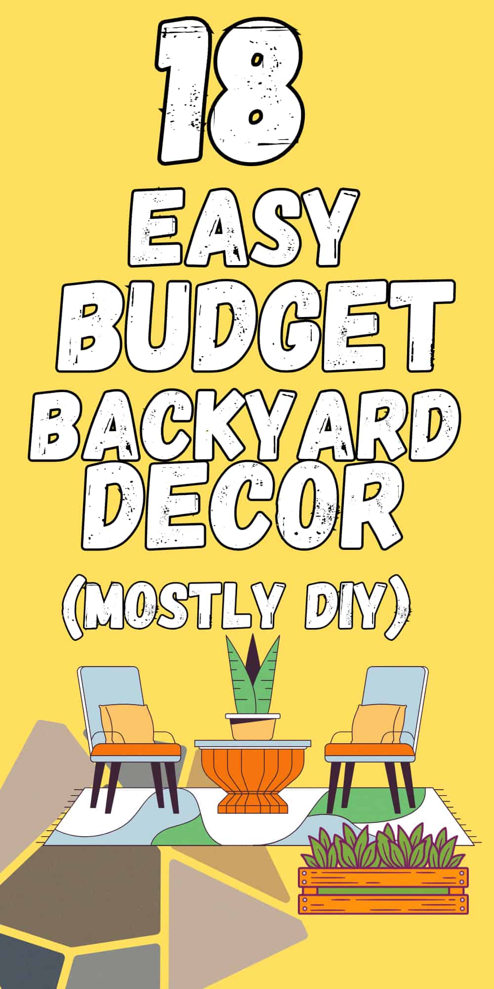 Simple Budget Backyard Decor(Cheap Backyard Ideas)